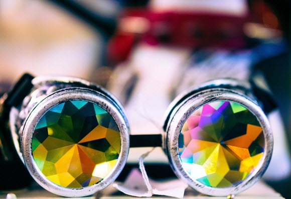 kaleidoscopic goggles