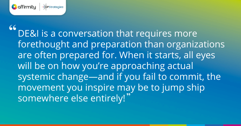 "By sticking training onto a rigid timetable, you risk drowning out your people’s learning needs with the competing demands of their busy workloads. It’s instead better to layer training events with digital resources that can be accessed whenever an employee realizes they need them."