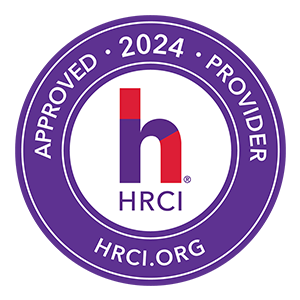 HRCI Approved Provider Badge 2021